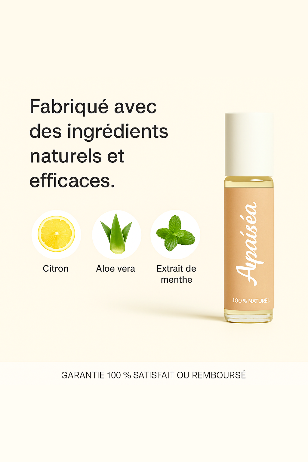 Roll-on Bébé – Soulagement naturel de la douleur